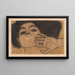 Tête de femme - Egon Schiele — quadro incorniciato alla parete