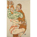Riproduzione del dipinto Faire l'amour - Egon Schiele