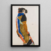 Moa - Egon Schiele — quadro incorniciato alla parete