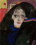 Donna in lutto - Egon Schiele — vista dell’opera