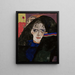 Donna in lutto - Egon Schiele — quadro incorniciato alla parete