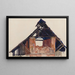 Vecchio frontone - Egon Schiele — quadro incorniciato alla parete