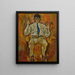 Ritratto di Parigi di Gütersloh 1887-1973 - Egon Schiele — quadro incorniciato alla parete