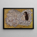 Donna sdraiata - Egon Schiele — quadro incorniciato alla parete