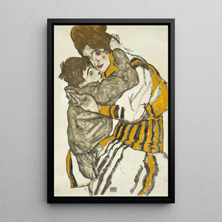 Egon Schiele - Schieles Wife with Her Little Nephew.webp