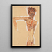 Riproduzione del dipinto Autoritratto - Egon Schiele
