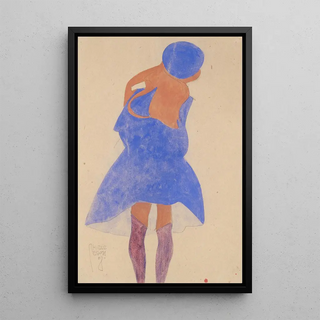 Egon Schiele - Standing Girl Back View.webp