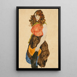 Egon Schiele - Stehende Frau Dirne.webp
