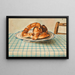 Nature morte con piatto di biscotti - Egon Schiele — quadro incorniciato alla parete