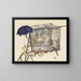 Carro da strada - Egon Schiele — quadro incorniciato alla parete