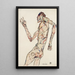 Riproduzione del dipinto La ballerina - Egon Schiele