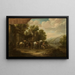 Paesaggio con cavalieri - Eise Aetes Ruytenbach — quadro incorniciato alla parete
