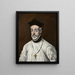 Ritratto di Diego de Covarrubias e Leiva 1512-1577 - El Greco — quadro incorniciato alla parete