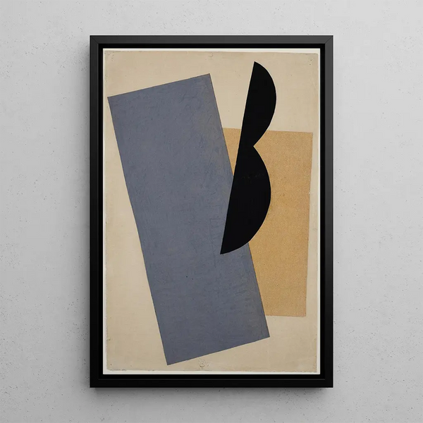 Riproduzione del dipinto Composition BleuJauneNoir - El Lissitzky