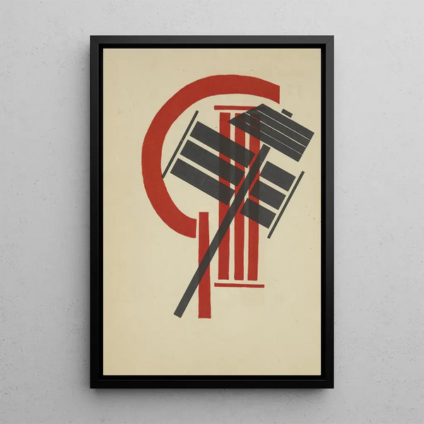 Internazionale - El Lissitzky — quadro incorniciato alla parete