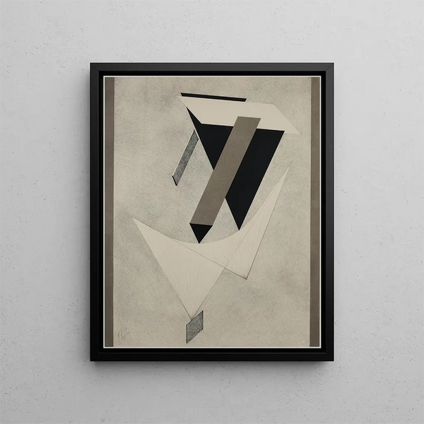 Kestnermappe Proun Rob Levnis & Chapman GmbH Hannover 4 - El Lissitzky — quadro incorniciato alla parete