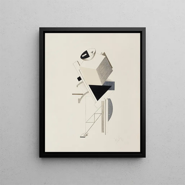 Poste di guardia - El Lissitzky — quadro incorniciato alla parete