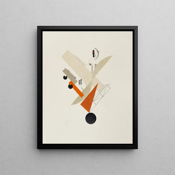 Le Globe-trotter - El Lissitzky — quadro incorniciato alla parete