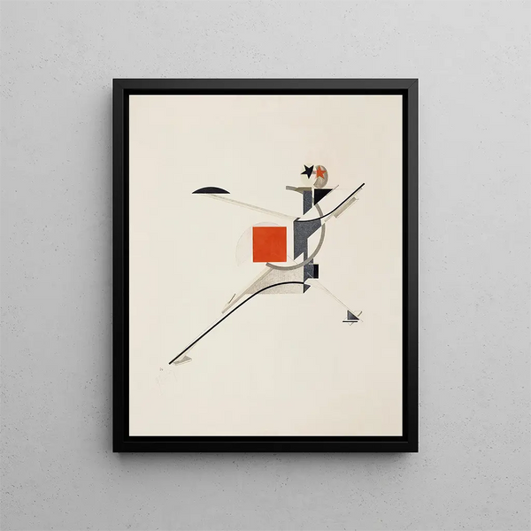 L'Homme Nouveau Neuer - El Lissitzky — quadro incorniciato alla parete
