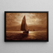 Navigazione notturna - Elbridge Wesley Webber — quadro incorniciato alla parete