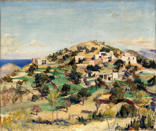 Eleanor Harris - Hill with White Houses.webp