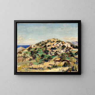 Eleanor Harris - Hill with White Houses.webp