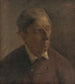 Studio di testa di uomo - Elemér Halász-Hradil — vista dell’opera