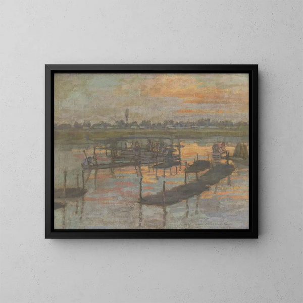 Manie de la konop - Elemér Halász-Hradil — quadro incorniciato alla parete