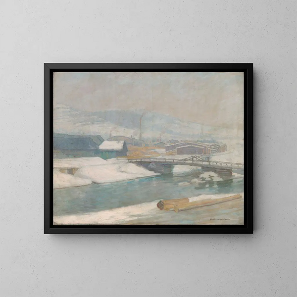 Le Moulin de Margecany - Elemér Halász-Hradil — quadro incorniciato alla parete