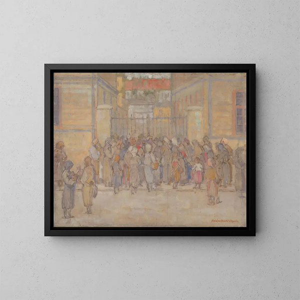 Chômeur - Elemér Halász-Hradil — quadro incorniciato alla parete