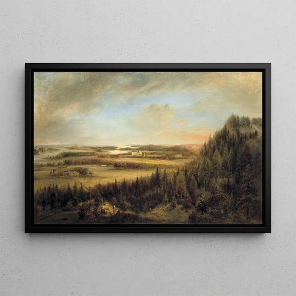 Aspa Bruk - Elias Martin — quadro incorniciato alla parete