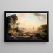Paesaggio costiero - Elias Martin — quadro incorniciato alla parete
