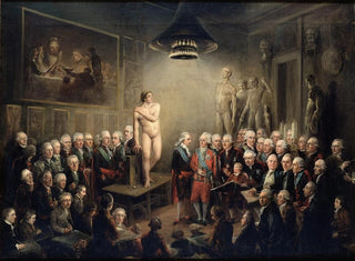 Elias Martin - Gustav IIIs visit to the Royal Academy of Arts.webp