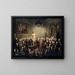 Visita di Gustavo III alla Royal Academy of Arts - Elias Martin — quadro incorniciato alla parete