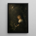 Maria Gyllenstierna de Lundholm 1716-1783 baronessa - Elias Martin — quadro incorniciato alla parete