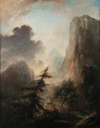 Elias Martin - Romantic Landscape with Spruce.webp