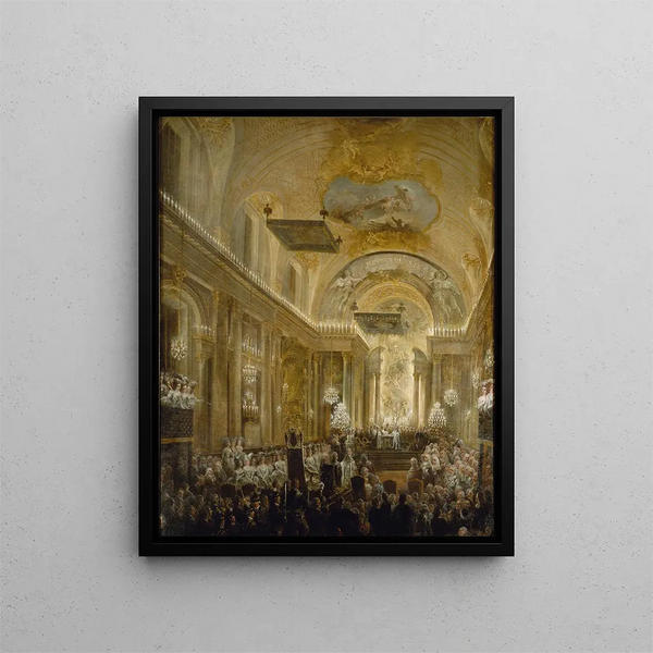 Il battesimo del duca di Småland Till Grh 1965 n° 3060 - Elias Martin — quadro incorniciato alla parete