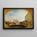 Vista di Stoccolma I - Elias Martin — quadro incorniciato alla parete