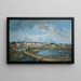Vista di Stoccolma V - Elias Martin — quadro incorniciato alla parete