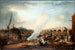 Ponte di Westminster e la processione sul Tamigi del re Christian VII di Danimarca nel 1769 - Elias Martin — vista dell’opera