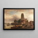 Dordrecht - Elias Pieter van Bommel — quadro incorniciato alla parete