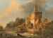 Inondazione alla porta della città - Elias Pieter van Bommel — vista dell’opera