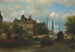 Vista dal Nieuwengracht ad Amsterdam - Elias Pieter van Bommel — vista dell’opera