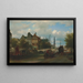 Vista dal Nieuwengracht ad Amsterdam - Elias Pieter van Bommel — quadro incorniciato alla parete