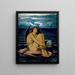 L'anima in schiavitù - Elihu Vedder — quadro incorniciato alla parete