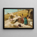 La favola del mugnaio, di suo figlio e dell'asino N° 2 - Elihu Vedder — quadro incorniciato alla parete