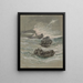 Il naufragio - Elihu Vedder — quadro incorniciato alla parete