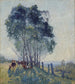 Les acacias - Elioth Gruner — vista dell’opera