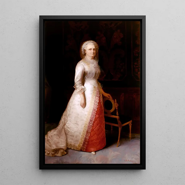 Riproduzione del dipinto Martha Dandridge Custis Washington - Eliphalet Fraser Andrews