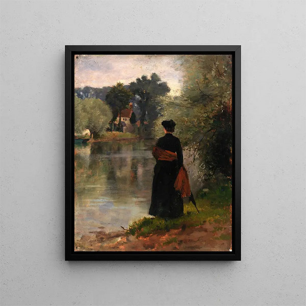 Passeggiata - Eliphalet Fraser Andrews — quadro incorniciato alla parete